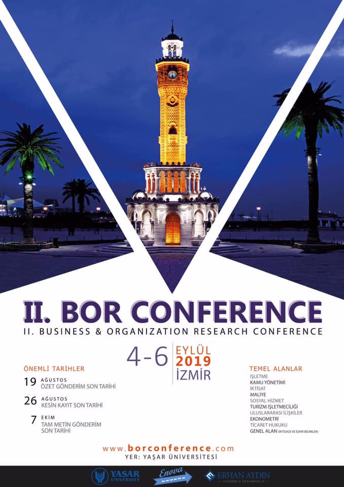 Business and Organization Research (BOR) Conference 2019 İzmir'de 